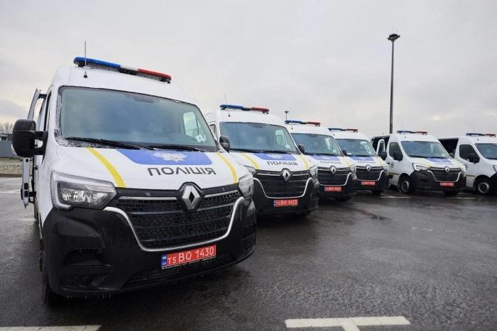 Виготовлений спеціалізований автомобль для національної поліції на базі суцільнометалевого фургону RENAULT MASTER L3H2