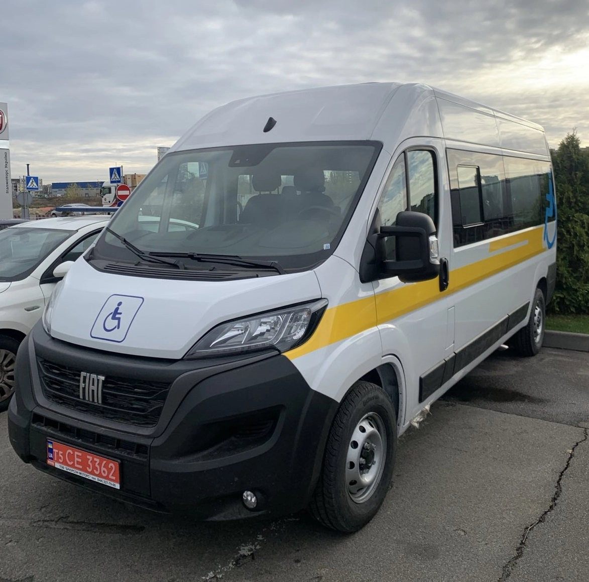 The car is made for the transportation of people in wheelchairs and people with limited mobility